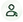 Small pale-green circular activity icon with a dark green person bust.