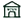 Green outlined warehouse building icon used in the Storage Locations list.
