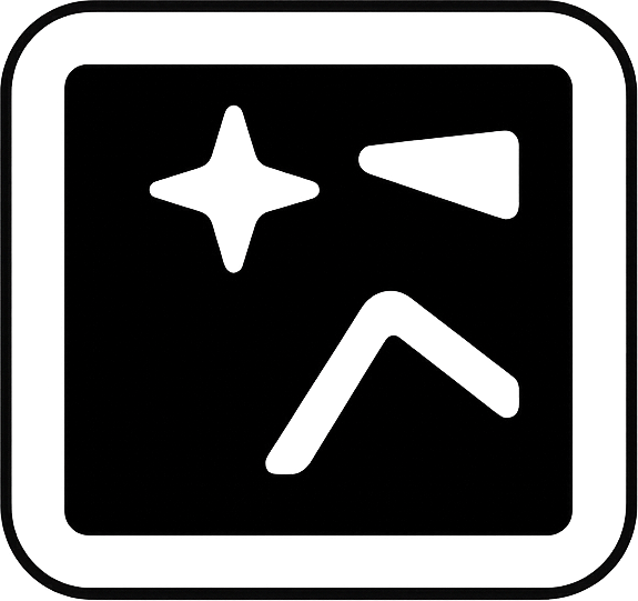 Outlined steep peaked roof icon for steep roof factor.